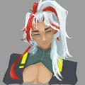 shaded bust